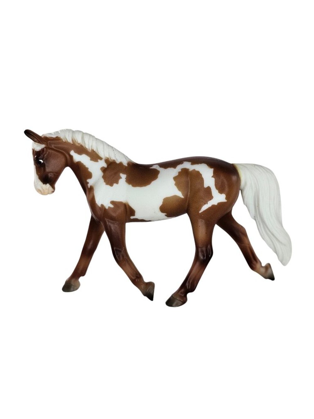 Breyer Stablemate Horse Sooty Overo Pinto Palomino Trotting Warmblood #6226